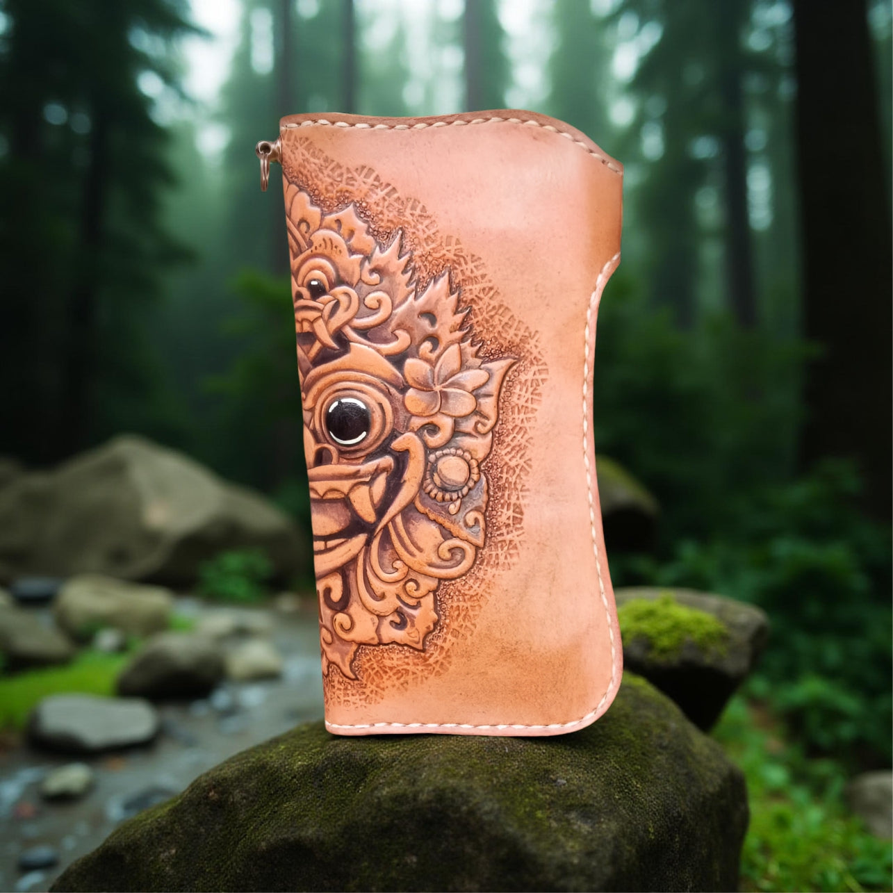 back cowhide leather wallet
