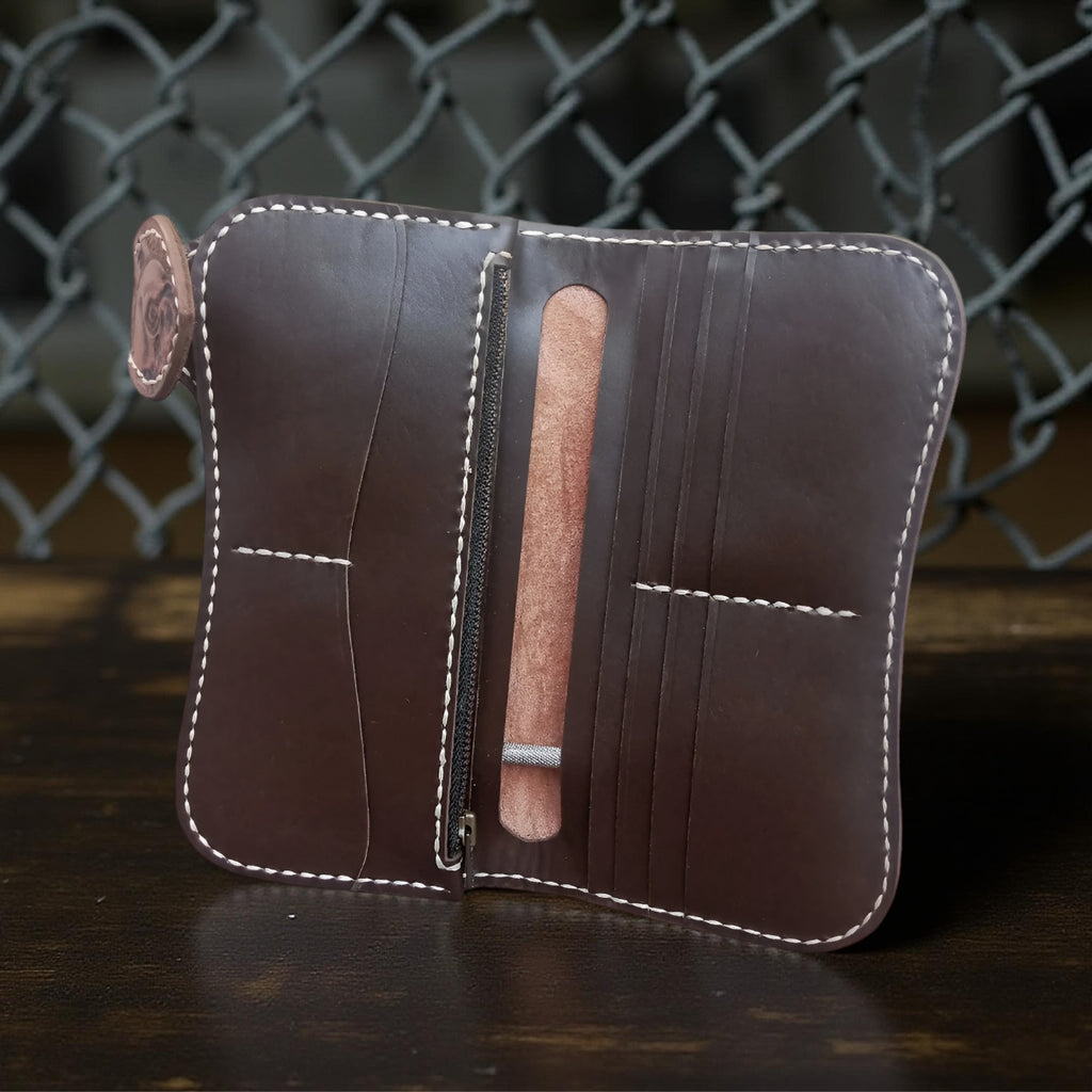 Skull Bear Biker Wallet (Made to Order ±14 Days)